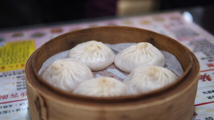 Fototapeta premium xiaolongbao in Hong Kong China