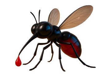 ant isolated on white background