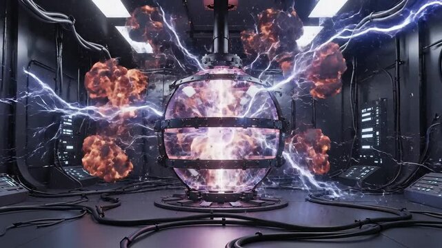 Futuristic Fusion Reactor Core Powering the Future of Energy.