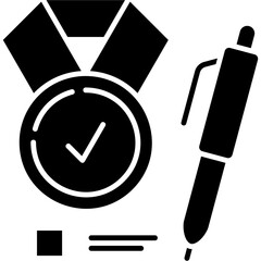 Glyph Solid Best Answer Icon