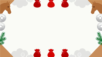 Background of the Year of the Horse Poster