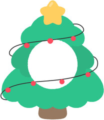 겨울 크리스마스 크리스마스트리 얼굴합성도안 크리스마스코스튬 크리스마스트리 코스튬 일러스트