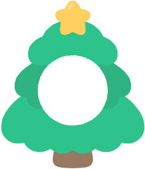 겨울 크리스마스 크리스마스트리 얼굴합성도안 크리스마스코스튬 크리스마스트리 코스튬 일러스트