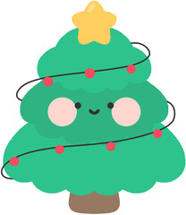 겨울 크리스마스 크리스마스트리 얼굴합성도안 크리스마스코스튬 크리스마스트리 코스튬 일러스트