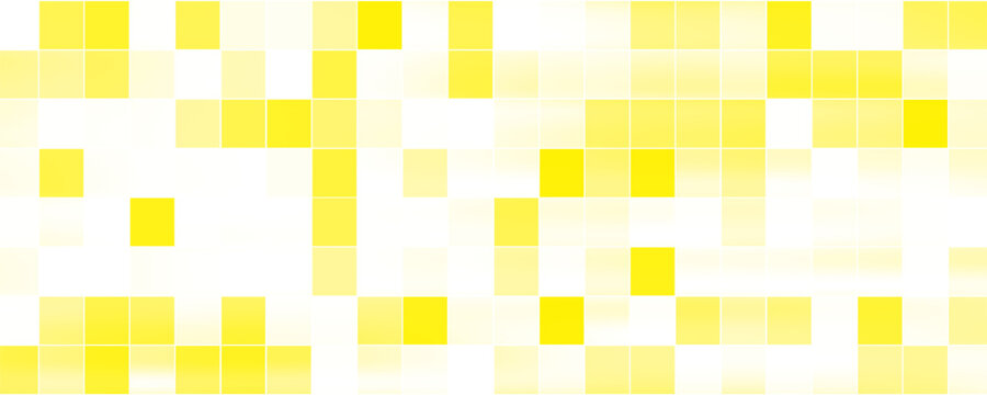 Light Yellow vector low poly background. A sample with a polygonal design. Illustration in polygonal style with repeating squares