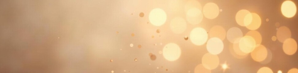 Dreamy cream backdrop, blurred festive lights, bokeh sparkles , romantic, dreamy background