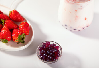 black tapioca pearls balls for bubble tea