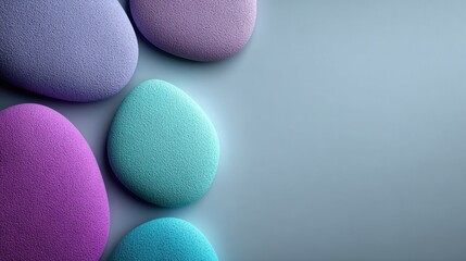 World Kindness Day, floating abstract shapes left-aligned, gradient background