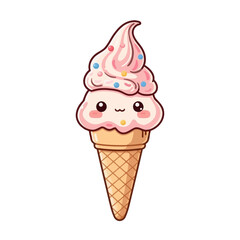 Cute Delicious Ice Cream Design Very Cool