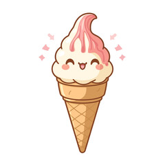 Cute Delicious Ice Cream Design Very Cool