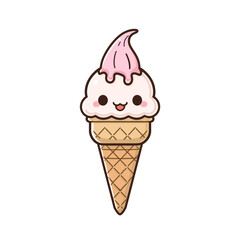 Cute Delicious Ice Cream Design Very Cool