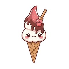 Cute Delicious Ice Cream Design Very Cool