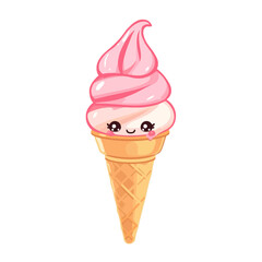 Cute Delicious Ice Cream Design Very Cool