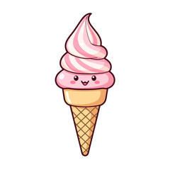 Cute Delicious Ice Cream Design Very Cool