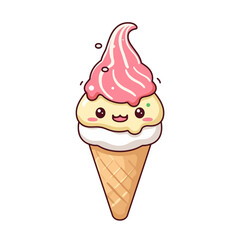 Cute Delicious Ice Cream Design Very Cool