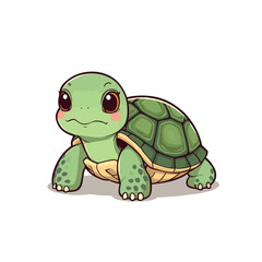 Fototapeta premium Cute Turtle Cartoon Very Cool