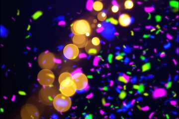 Abstract colorful bright bokeh background