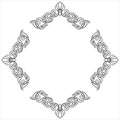 Luxury Traditional Floral Illustration Design