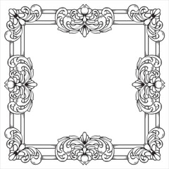 Timeless European Floral Ornament Illustration Art