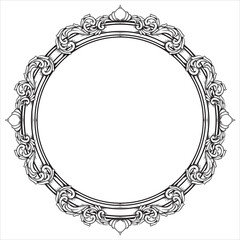 Timeless European Floral Ornament Illustration Art