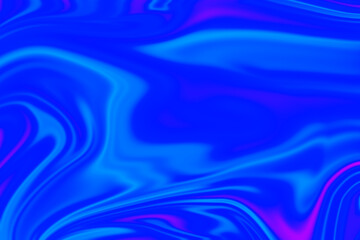 Vibrant Abstract Liquid Marble Background in Electric Blue Swirl