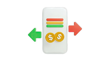 Mobile Payment Transfer: Digital Money Transaction Concept