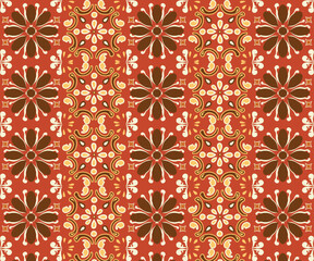 Vintage Botanical Seamless Wallpaper Vector with Decorative Floral Art and Nature Motifs