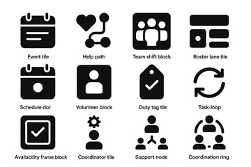 Outlines gradients path icon effects space icons support app volunteer white team