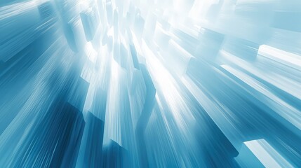 Obraz premium Abstract blue light lines creating a dynamic digital background, symbolizing future technology, connectivity, growth, and the flow of information in a modern environment