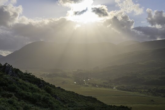 View of Black Valley, Molls Gap, Reen, Kerry, Ireland