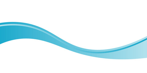 Blue and white business wave banner background. vector