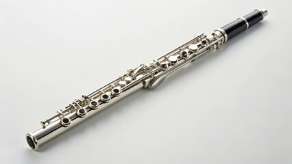 Fototapeta premium Silver Plated Oboe with Delicate Keys