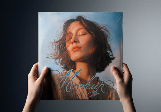 Vinyl Cover Mockup