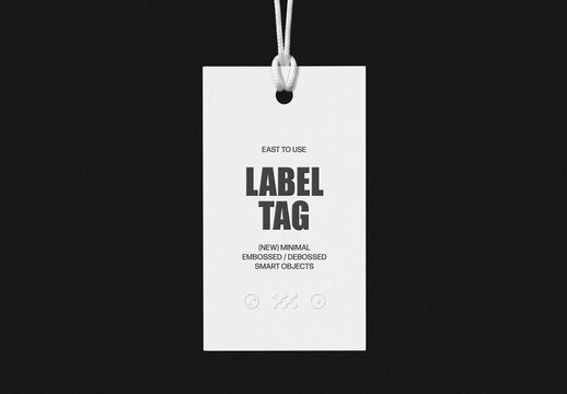 Hanging Tag Mockup