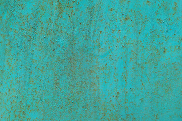 Green paint, background. Texture of cracked old paint.