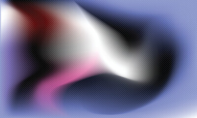 Vector abstract flowing gradient background with a subtle dotted texture in cool purple and blue tones