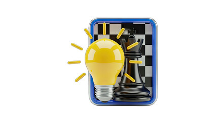 Chess King Idea: Strategy and Innovation Concept