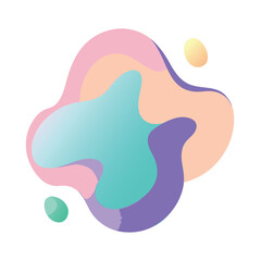 soft gradient fluid shapes 