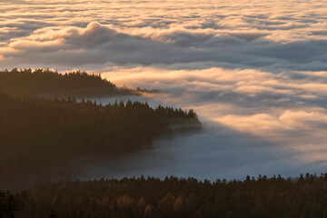 Inversionwetterlage im Nordschwarzwald