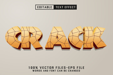Crack Editable Text Effect