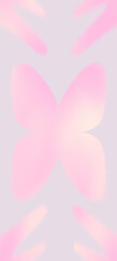 Soft Pink Pastel Butterfly Gradient Abstract Background for Feminine Branding