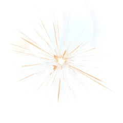 Sparkling bright firework celebration on a dark black background for a festive New Year or Christmas holiday