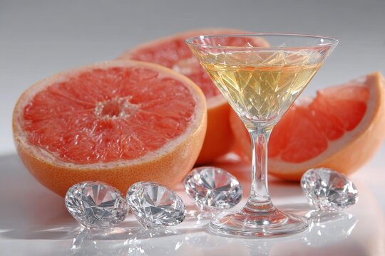 Cape of Diamonds: Refreshing Grapefruit Cocktail Inspired by Luxurious Liqueur
