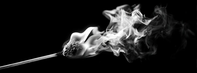 two contrasting scenes with a common theme of fire and destruction:   on the left side, there is an unlit stick of dynamite placed in front of a black background