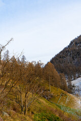 autumn in the mountains