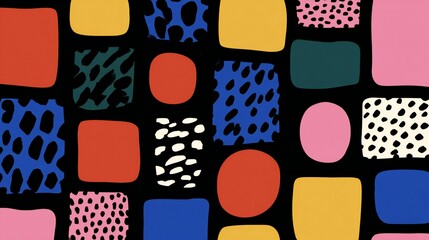 Colorful Abstract Geometric Pattern Background
