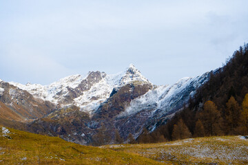mountain landscape in the alps