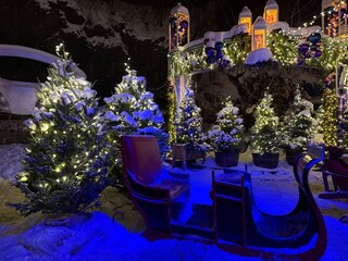 Winter season in Quebec City, Canada 