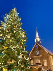 Winter season in Quebec City, Canada 