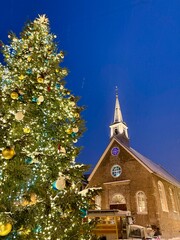 Winter season in Quebec City, Canada 